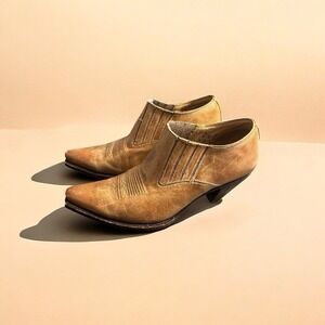 Women's Charlie 1 Horse by‎ Lucchese Ankle Booties 9B EU 40 Tan Western